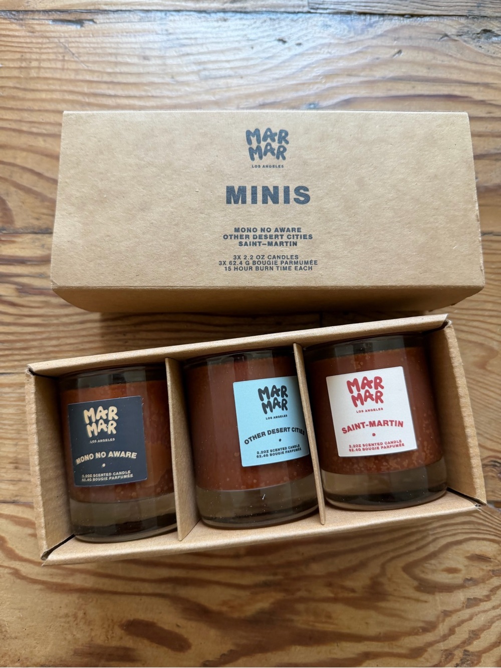 Minis Brown Scented Candle Gift Set